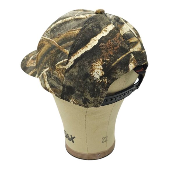 Realtree Chickasaw Equipment Camo Snapback Cap Trucker Baseball Hunting Hat - Picture 12 of 14